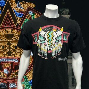 Vintage 1990 Air Waves "Palm Springs California" Southwestern Graphic T Shirt XL